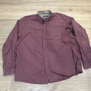 Vintage Eddie Bauer Button down shirt size XL